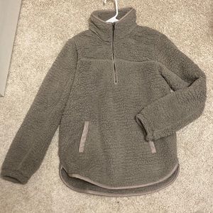 Abercrombie & Fitch Beige Teddy Pullover